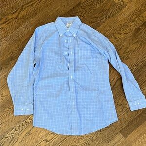 Brooks Brothers Light Blue Plaid Shirt